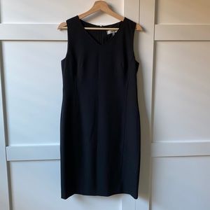 Jasper V neck sheath dress 8P black
